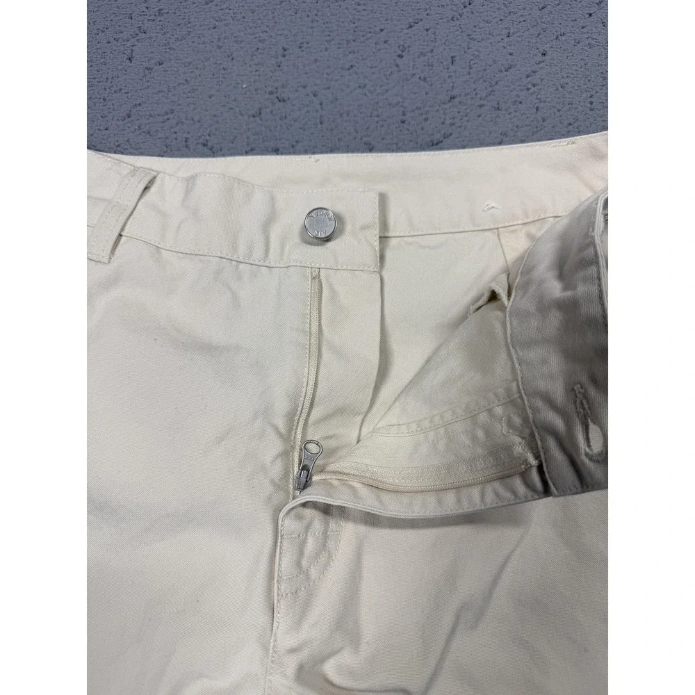 Nike Jordan Cargo Pants Mens 32x31 Beige Canvas Straight Leg Casual FV7098-203